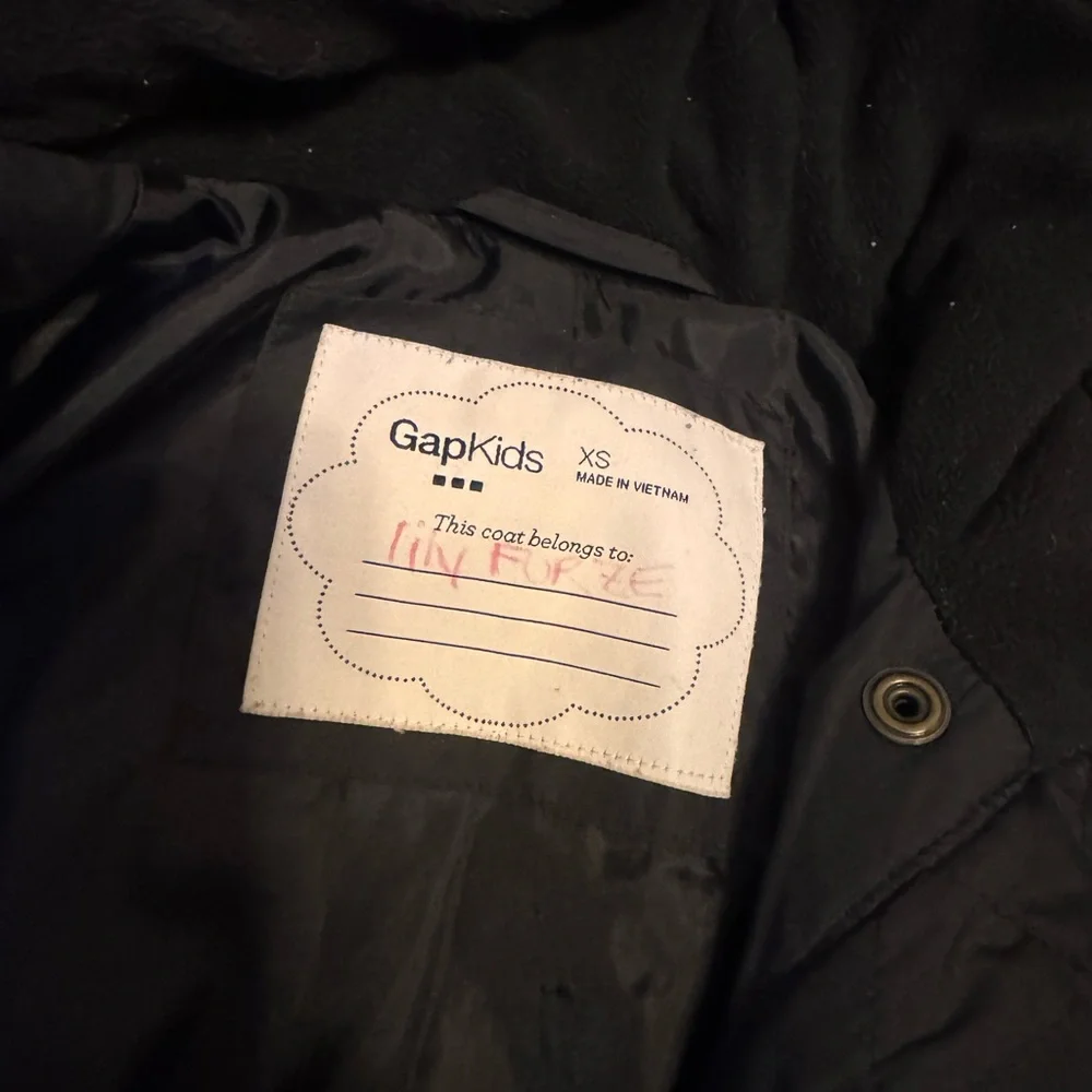 GAP Kids Dark Puffer Coat with Hood